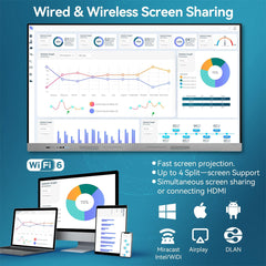 75 Inch Smart Board | Interactive Whiteboard for Education and Business