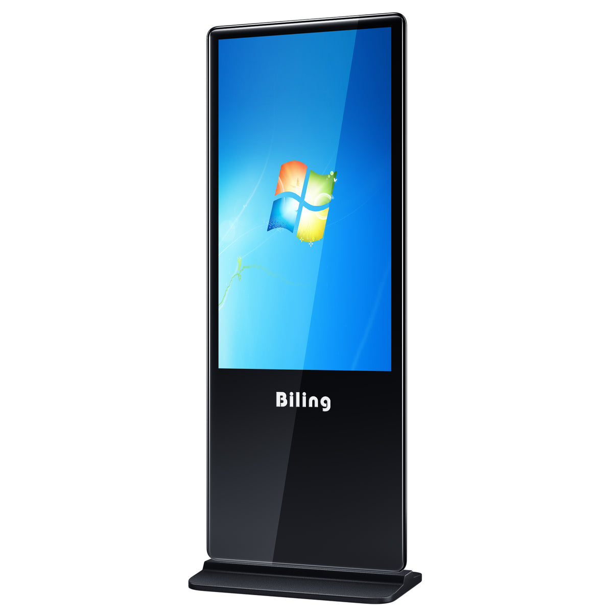 Super Thin LCD Floor Standing Digital Signage Kiosk Windows System | Commercial Displays And Screens