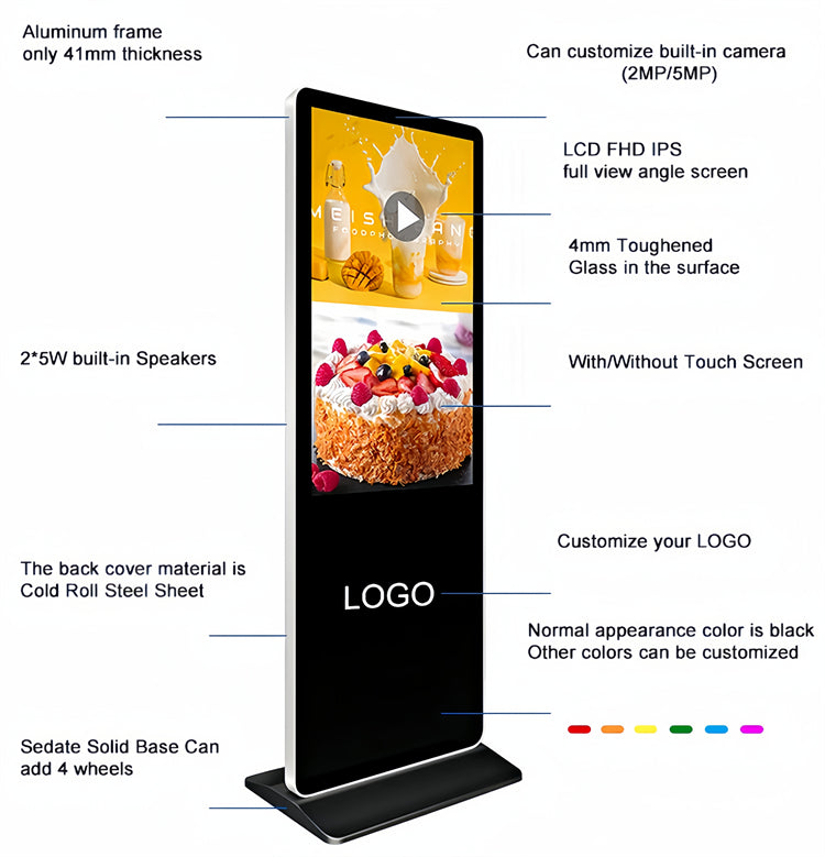 Floor Standing Digital Signage Kiosk | Gemdragon Display