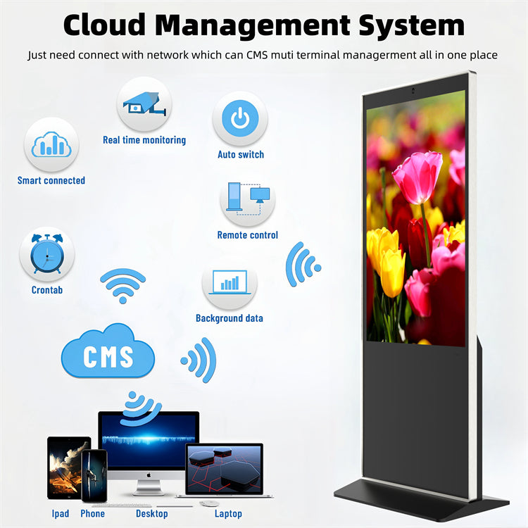 Floor Standing Digital Signage Kiosk | Gemdragon Display